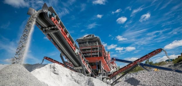 Excavators digging - Mining equipment