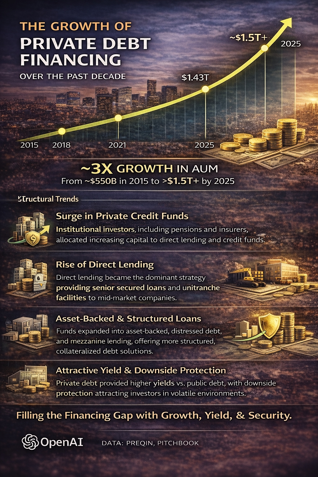 The Growth of Private Debt Financing