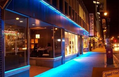 The image showcases remarkable industrial LED lighting designs for commercial outdoor.